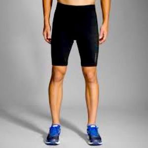 NWOT Brooks Men Compression-Style Running Shorts Black Size Xsmall